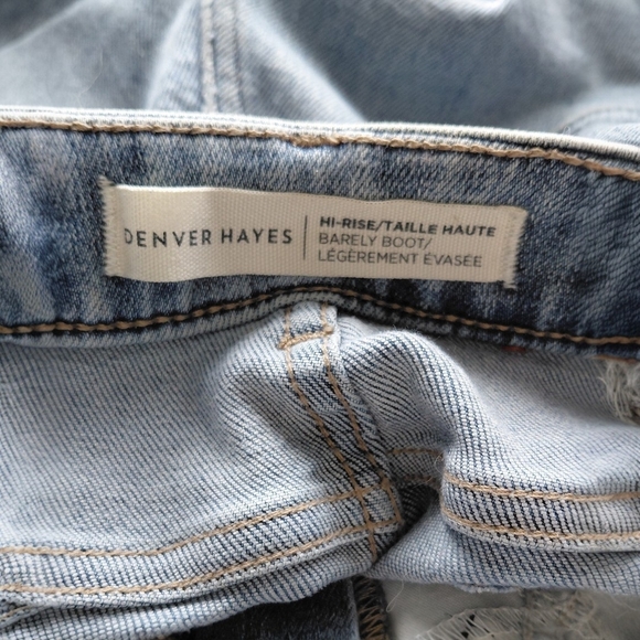 Denver Hayes Light Blue Hi Rise Barley Boot Jeans - Picture 5 of 6